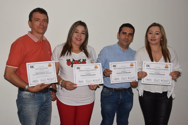 Javier Iván Roa Cruz, Amanda Pobre Camacho, Billy Hamer Montoya, Sandra Milena López.